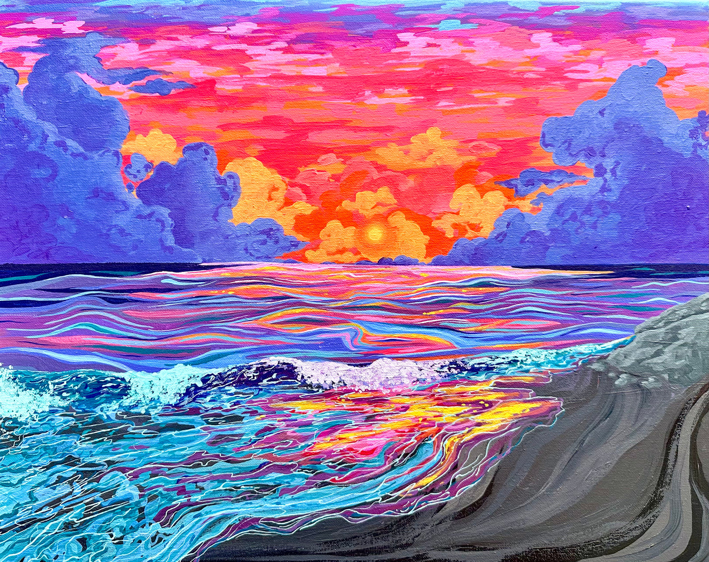 Cerebral Sunset - Luster Paper Print