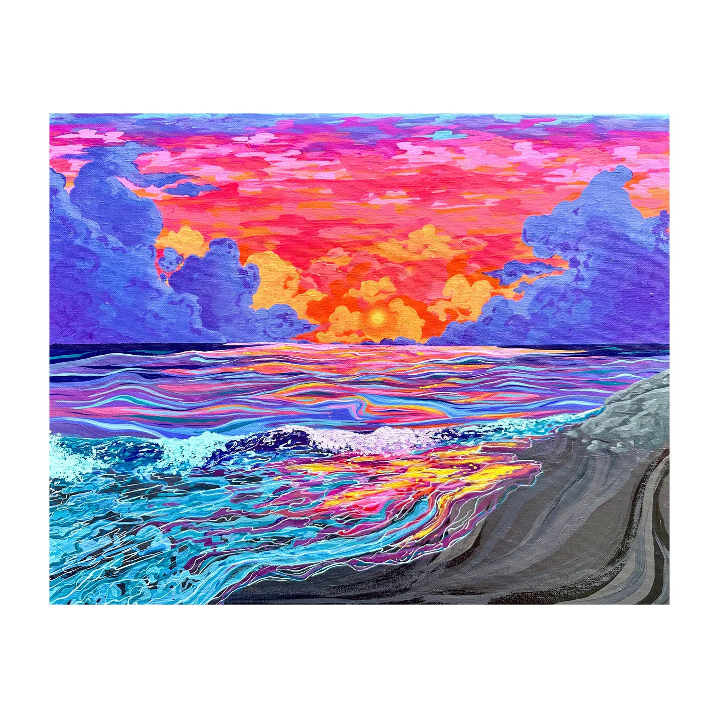 Cerebral Sunset - Original