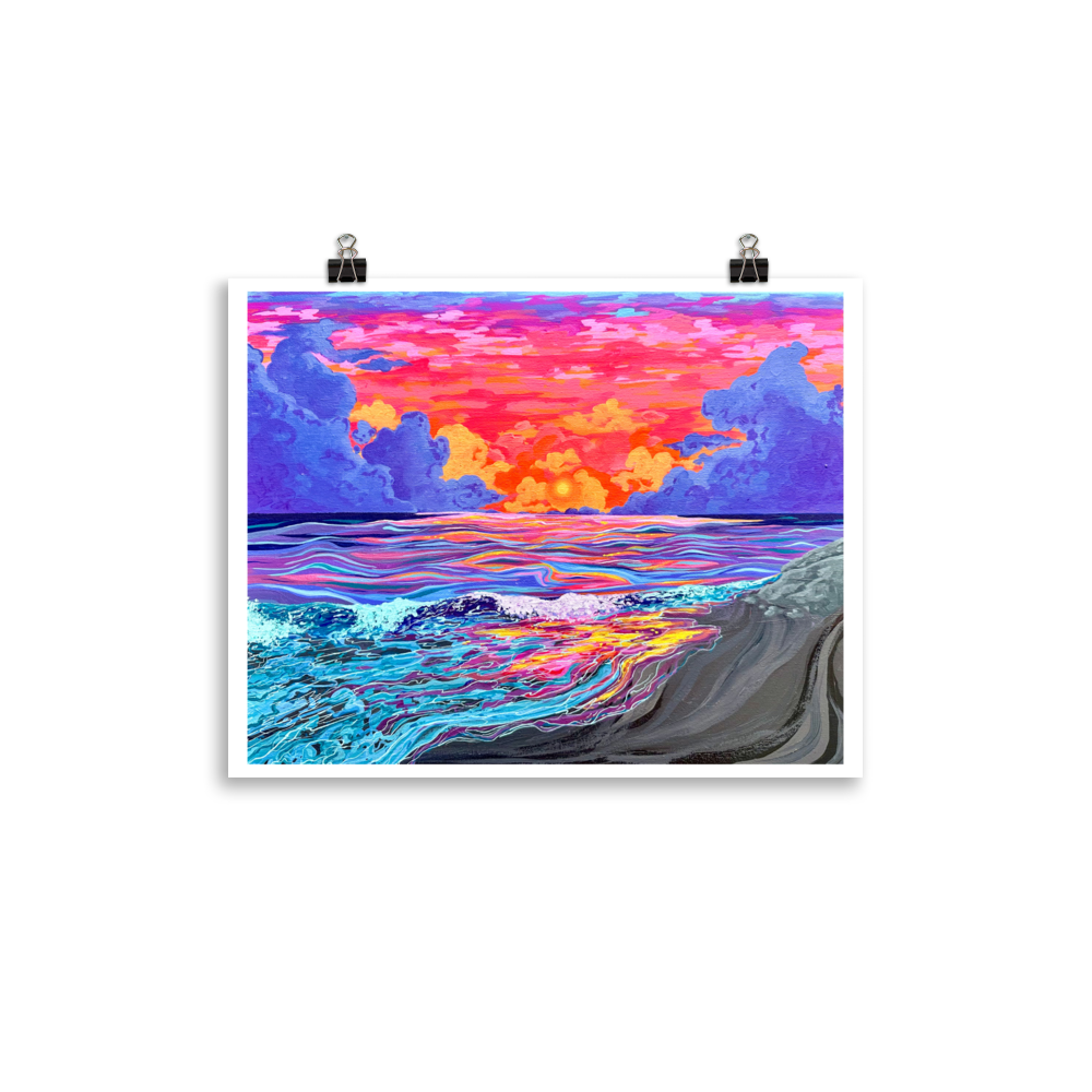 Cerebral Sunset - Luster Paper Print