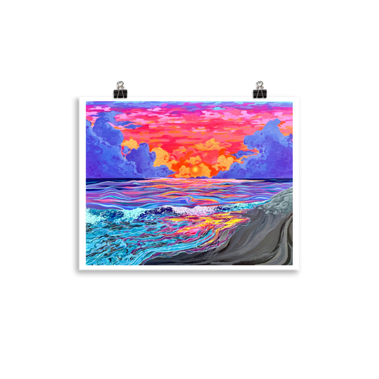 Cerebral Sunset - Luster Paper Print