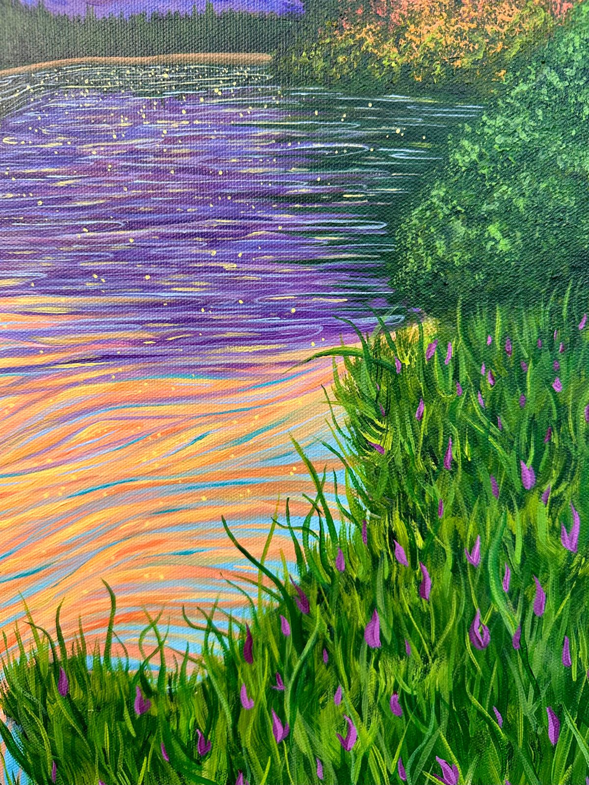“Serenity is Calling” Original Acrylic Painting