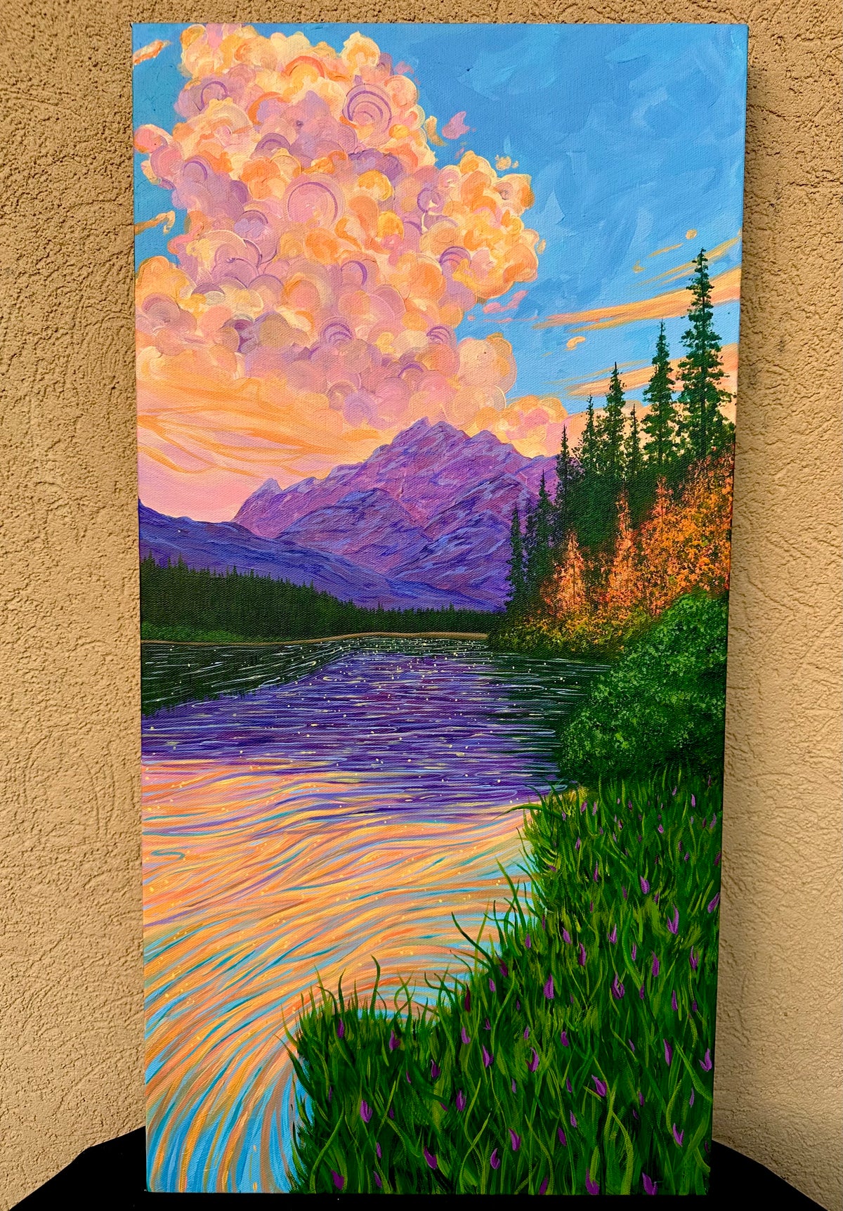 “Serenity is Calling” Original Acrylic Painting