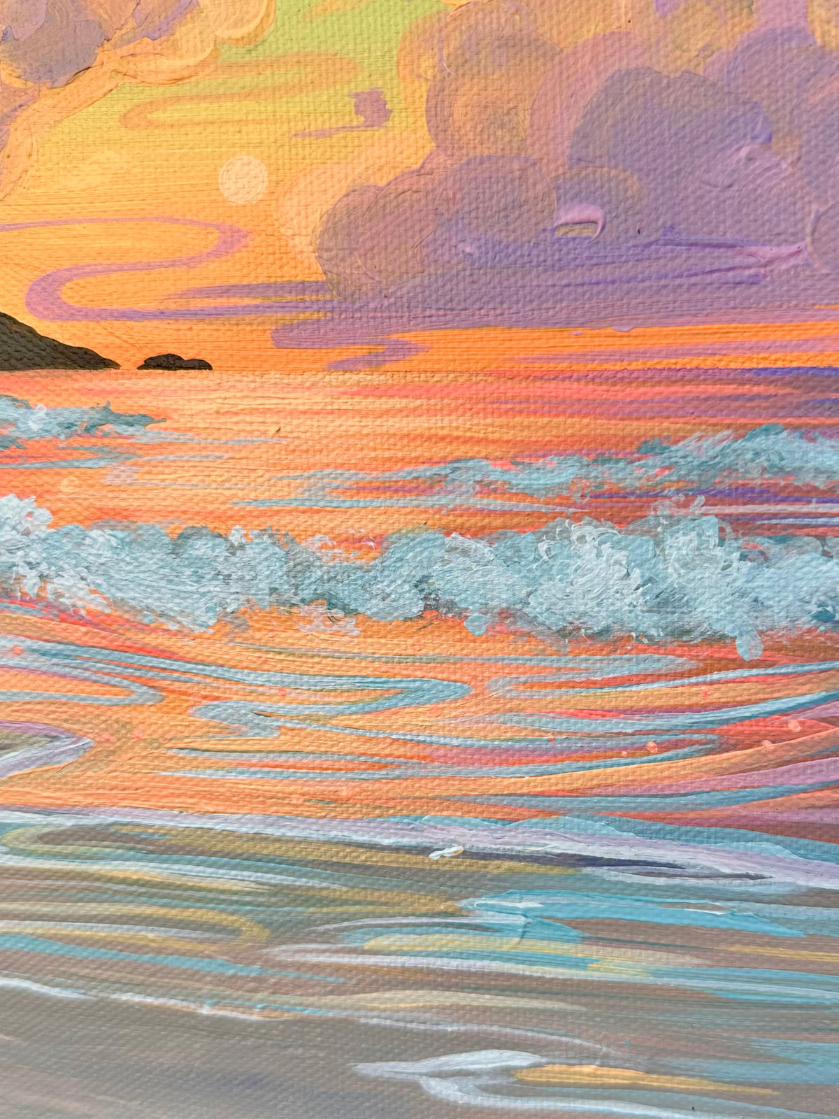 “Guiding Light” Original Acrylic Painting