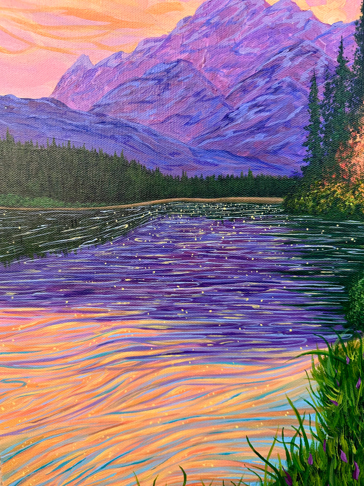 “Serenity is Calling” Original Acrylic Painting
