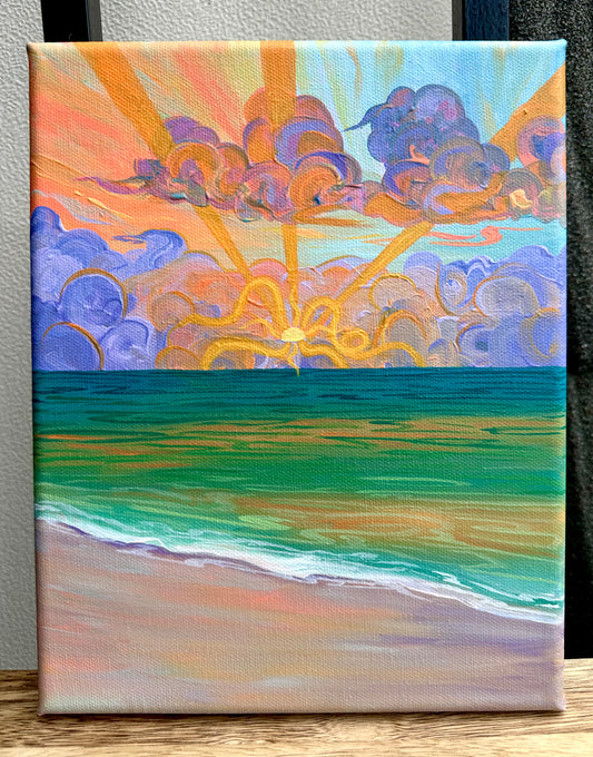 Solar Tide - Original Acrylic Painting