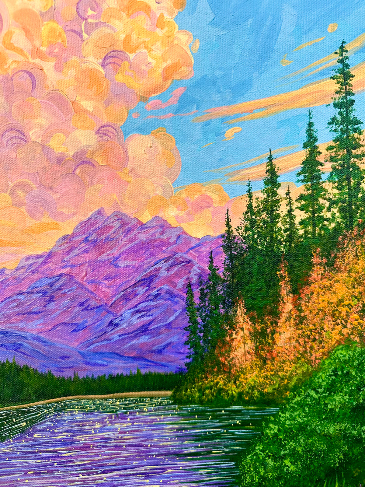 “Serenity is Calling” Original Acrylic Painting