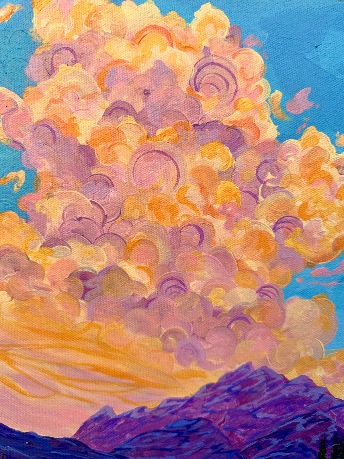 “Serenity is Calling” Original Acrylic Painting